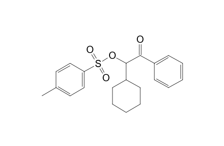 1'-Cyclohexyl-2'-oxo-2'-phenylethyl 4-methylbenzene-1-sulfonate