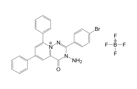 3-Amino-2-(4-bromophenyl)-6,8-diphenyl-4-oxo-3,4-dihydropyrido[2,1-f][1,2,4]triazin-9-ium tetrafluoroborate