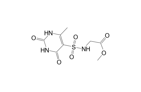 (6-Methyl-2,4-dioxo-1,2,3,4-tetrahydro-pyrimidine-5-sulfonylamino)-acetic acid methyl ester