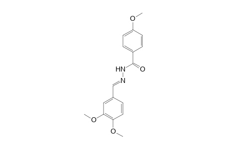 Benzaldehyde,-3,4-dimethoxy,hydrazone-(4-methoxybenzoyl-)