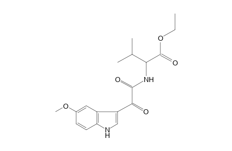 N-[(5-methoxyindol-3-yl)glyoxyloyl]valine, ethyl ester
