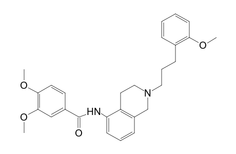 N-{2-[3-(o-Methoxyphenyl)propyl]-1,2,3,4-tetrahydro-5-isoquinolyl}veratramide