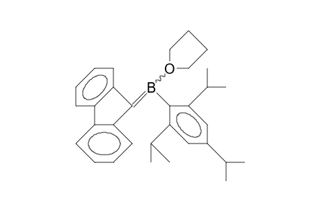 Fluorenylidene-(2,4,6-triisopropyl-phenyl)-borane thf-adduct