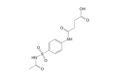 4'-(acetylsulfamoyl)succinanilic acid
