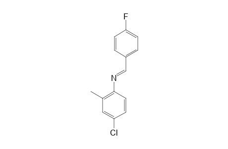 4-chloro-N-(p-fluorobenzylidene)-o-toluidine