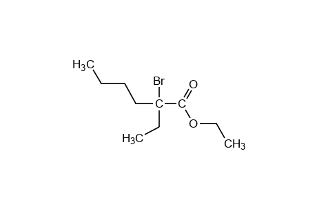 2-bromo-2-ethylhexanoic acid, ethyl ester