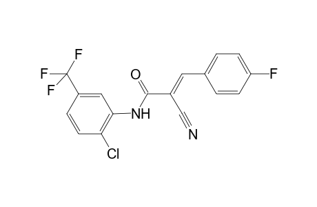 (2E)-N-[2-chloro-5-(trifluoromethyl)phenyl]-2-cyano-3-(4-fluorophenyl)-2-propenamide