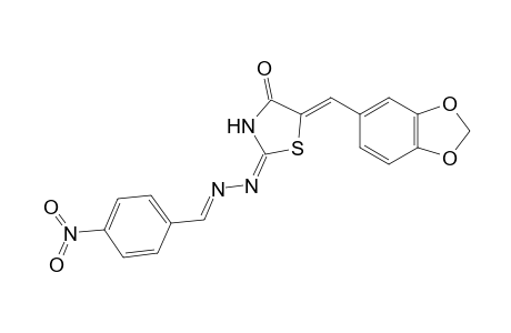 N-(4-nitrobenzylidene)-N'-[4-oxo-5-(3,4-