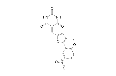 5-{[5-(2-methoxy-5-nitrophenyl)-2-furyl]methylene}-2,4,6(1H,3H,5H)-pyrimidinetrione