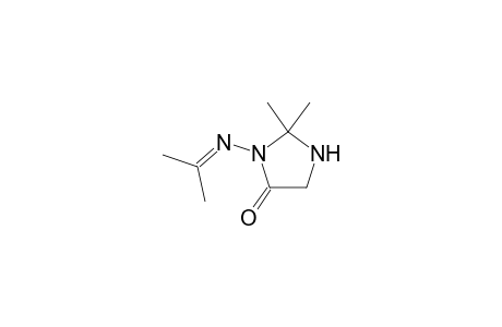 2,2-Dimethyl-3-[(1-methylethylidene)amino]-4-imidazolidinone