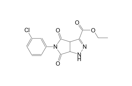 ethyl 5-(3-chlorophenyl)-4,6-dioxo-1,3a,4,5,6,6a-hexahydropyrrolo[3,4-c]pyrazole-3-carboxylate