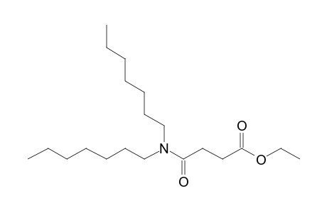 Succinic acid, monoamide, N,N-diheptyl-, ethyl ester