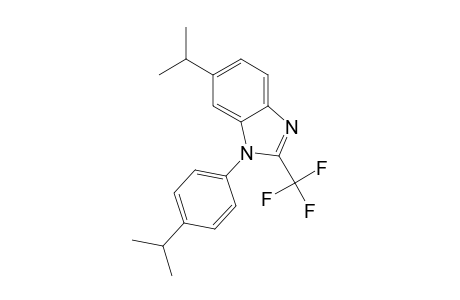 6-isopropyl-1-(4-isopropylphenyl)-2-(trifluoromethyl)benzimidazole