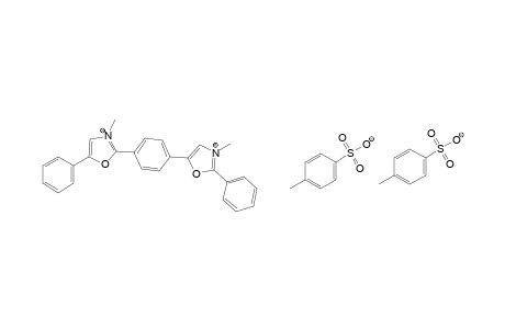 2,2'-(p-phenylene)bis[3-methyl-5-phenyloxazolium p-toluenesulfonate]