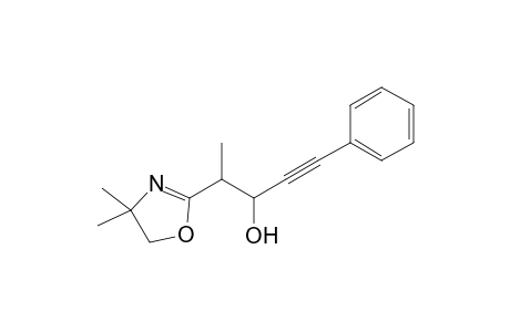 4-(4,4-Dimethyl-4,5-dihydro-1,3-oxazol-2-yl)-1-phenylpent-1-yn-3-ol