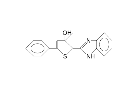 TRANS-2-(2-BENZOIMIDAZOLYL)-3-HYDROXY-3-METHYL-5-PHENYL-2,3-DIHYDRO-THIOPHENE