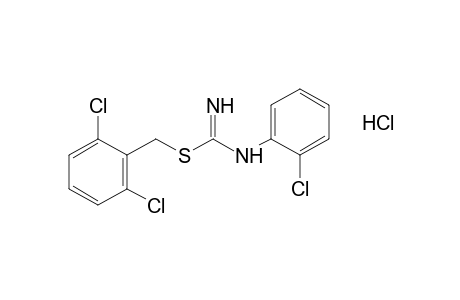 3-(o-chlorophenyl)-2-(2,6-dichlorobenzyl)-2-thiopseudourea, monohydrochloride