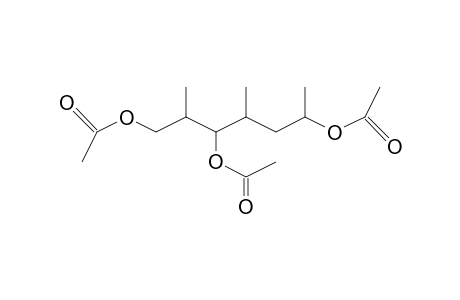 Acetic acid, 4-acetoxy-1-(2-acetoxy-1-methylethyl)-2-methylpentyl ester