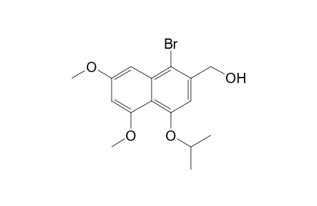 1-BROMO-2-HYDROXYMETHYL-4-ISOPROPOXY-5,7-DIMETHOXYNAPHTHALENE