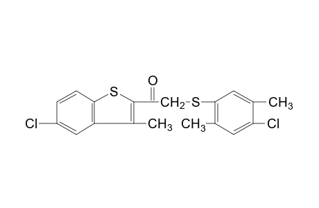 5-chloro-3-methylbenzo[b]thien-2-yl [(4-chloro-2,5-xylyl)thio]methyl ketone