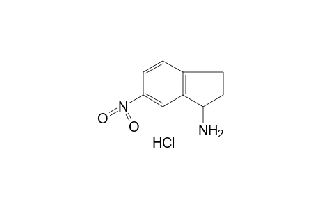 6-nitro-1-indanamine, hydrochloride