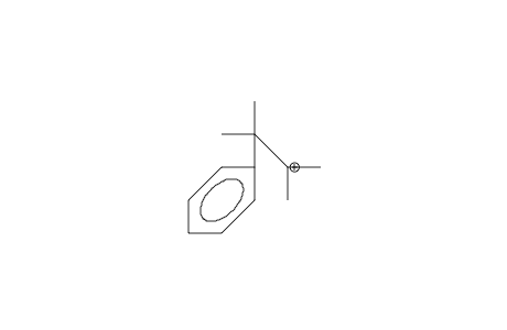 2-Phenyl-2,3-dimethyl-3-butyl cation