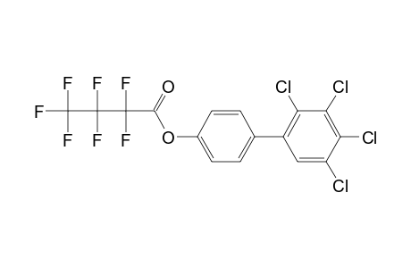 4-Hydroxy-2',3',4',5'-tetrachlorobiphenyl, heptafluorobutyrate