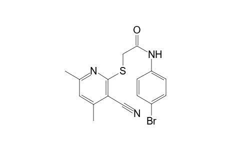 acetamide, N-(4-bromophenyl)-2-[(3-cyano-4,6-dimethyl-2-pyridinyl)thio]-