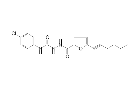 1-(4-Chlorophenyl)-3-[(5-hex-1-ynyl-2-furoyl)amino]urea