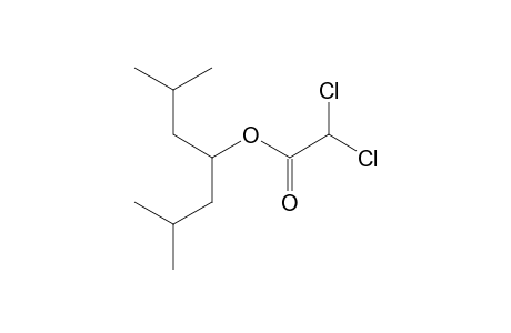 dichloroacetic acid, 1-isobutyl-3-methylbutyl ester