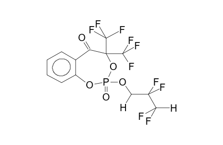 2-(2,2,3,3-TETRAFLUOROPROPOXY)-2,5-DIOXO-4,4-BIS(TRIFLUOROMETHYL)-6,7-BENZO-1,3,2-DIOXAPHOSPHEPANE