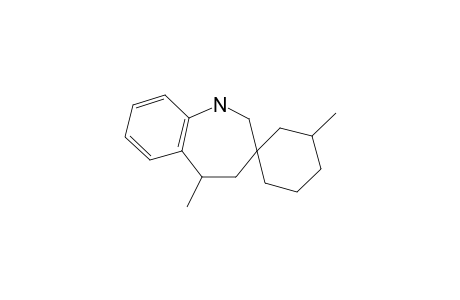 Spiro[5-Methylbenzo[f]2-azepine-3,1'-3'-methylcyclohexane]