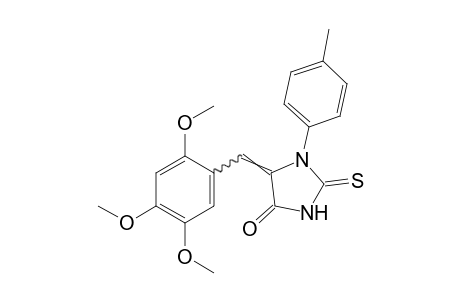 2-thio-1-p-tolyl-5-(2,4,5-trimethoxybenzylidene)hydantoin