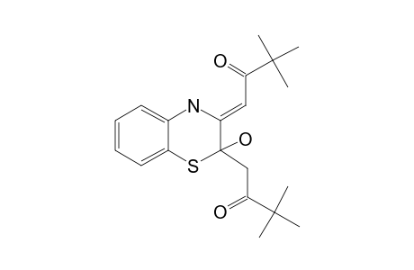 1-[2-(3,3-Dimethyl-2-oxo-butyl)-2-hydroxy-4H-benzo[1,4]thiazin-3-ylidene]-3,3-dimethyl-butan-2-one