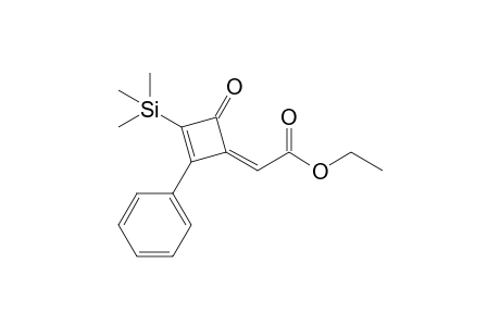 (Z)-4-(Ethoxycarbonylmethylene)-3-phenyl-2-trimethylsilylcyclobuten-1-one