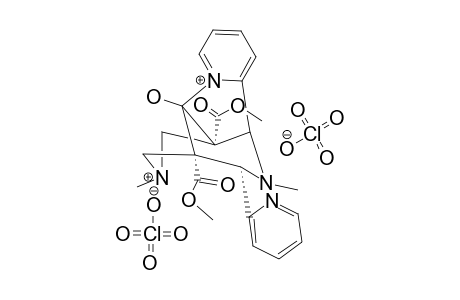 (+/-)-4A-HYDROXY-4,10A-BIS-(METHOXYCARBONYL)-2,11-DIMETHYL-SYN-12-(2-PYRIDYL)-2,3,4,T-4A,10,T-10A-HEXAHYDRO-C-10,R-4-(IMINOMETHANO)-1H-PYR