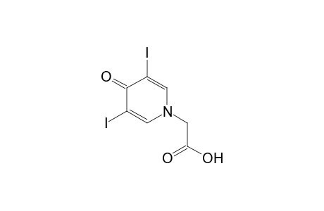 3,5-Diiodo-4-pyridone-1-acetic acid