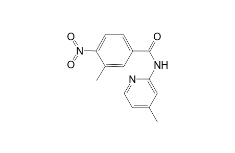 3-Methyl-N-(4-methyl-2-pyridinyl)-4-nitrobenzamide