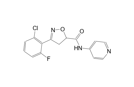 5-isoxazolecarboxamide, 3-(2-chloro-6-fluorophenyl)-4,5-dihydro-N-(4-pyridinyl)-