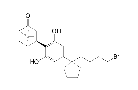 (4R)-4-{4-[1-(4-Bromobutyl)cyclopentyl]-2,6-dihydroxy-phenyl}- 6,6-dimethyl-2-norpinanone