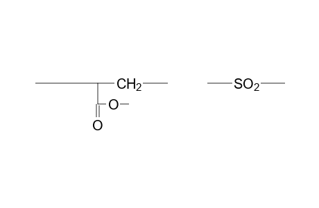 Poly(methyl acrylate sulfone)