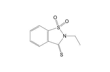 2-ethyl-1,2-benzisothiazoline-3-thione, 1,1-dioxide