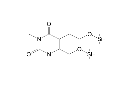 1,3-Dimethyl-5-(2-trimethylsilyloxyethyl)-6-(trimethylsilyloxymethyl)-1,3-diazinane-2,4-dione