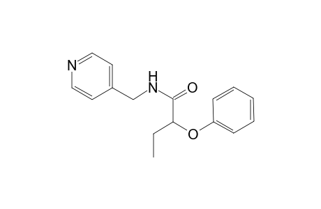 2-phenoxy-N-(4-pyridinylmethyl)butanamide