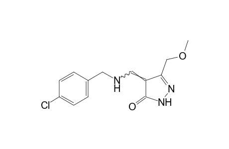 4-{[(p-chlorobenzyl)amino]methylene}-3-(methoxymethyl)-2-pyrazolin-5-one