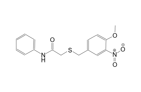 2-(4-Methoxy-3-nitro-benzylsulfanyl)-N-phenyl-acetamide