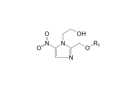 Metronidazole-M (HO-methyl-glucuronide) MS2