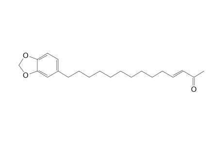 2-Oxo-14-(3',4'-methylenedioxyphenyl)-trans-3-tetradecene