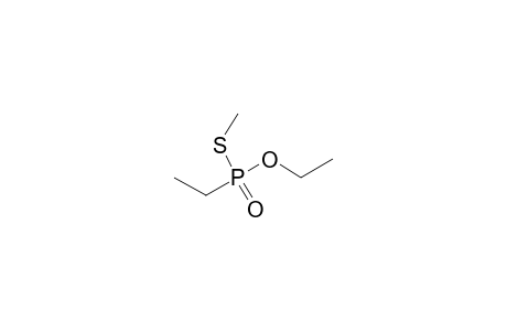 Phosphonothioic acid, ethyl-, O-ethyl S-methyl ester