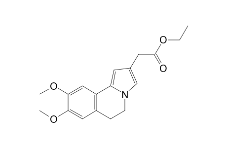 Ethyl (5,6-dihydro-8,9-dimethoxypyrrolo[2,1-a]isoquinoline-2-yl)acetate